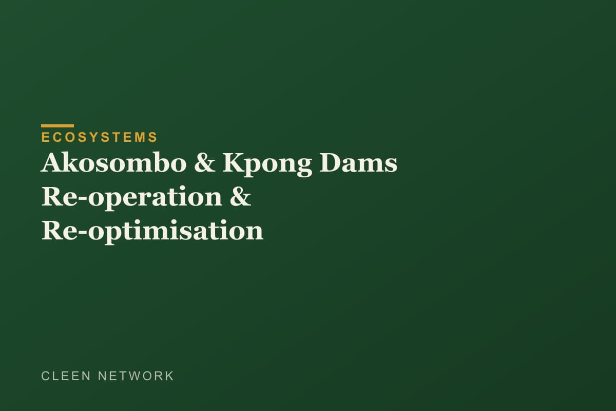 Akosombo & Kpong Dams Re-operation & Re-optimisation