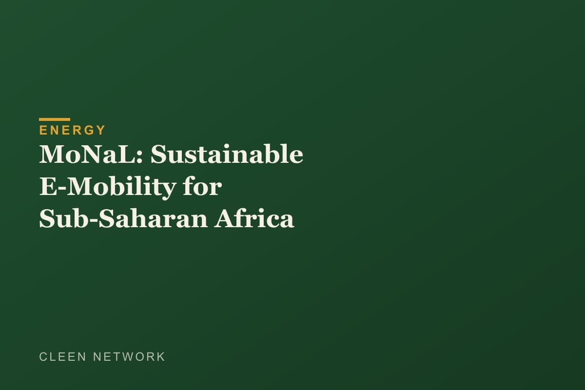 MoNaL: Sustainable E-Mobility for Sub-Saharan Africa