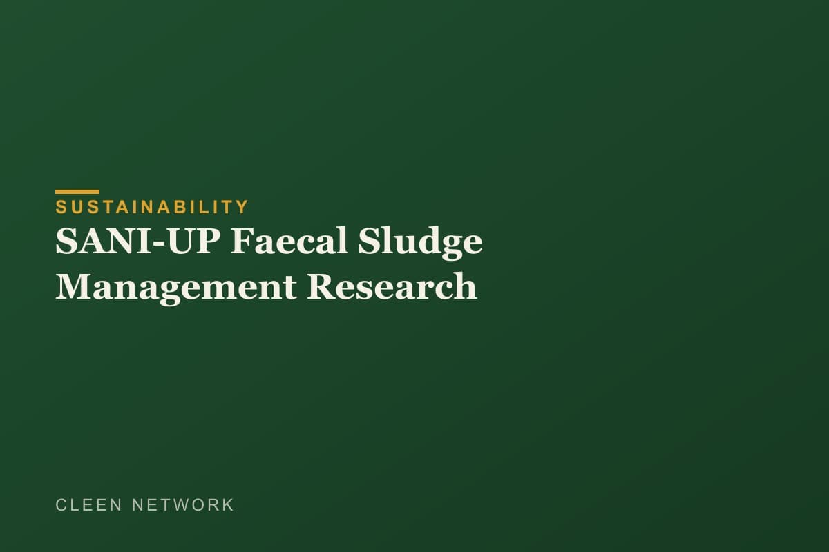 SANI-UP Faecal Sludge Management Research