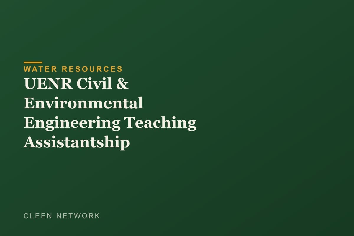 UENR Civil & Environmental Engineering Teaching Assistantship